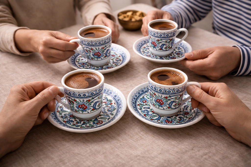 Blue Spring Coffee Cup