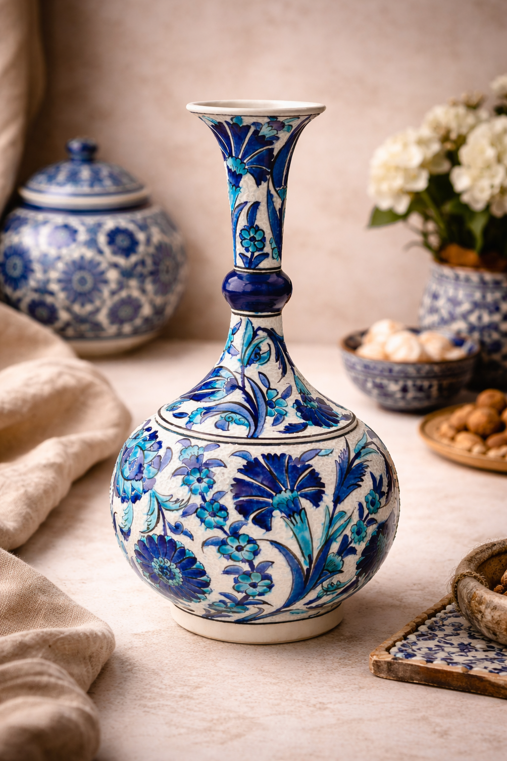 Blue Elegance Vase