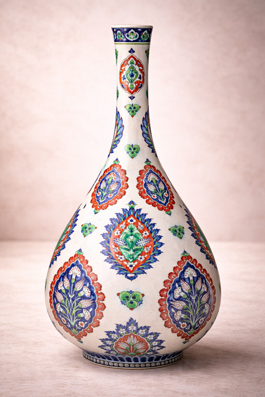 Blue Garden Drop Vase