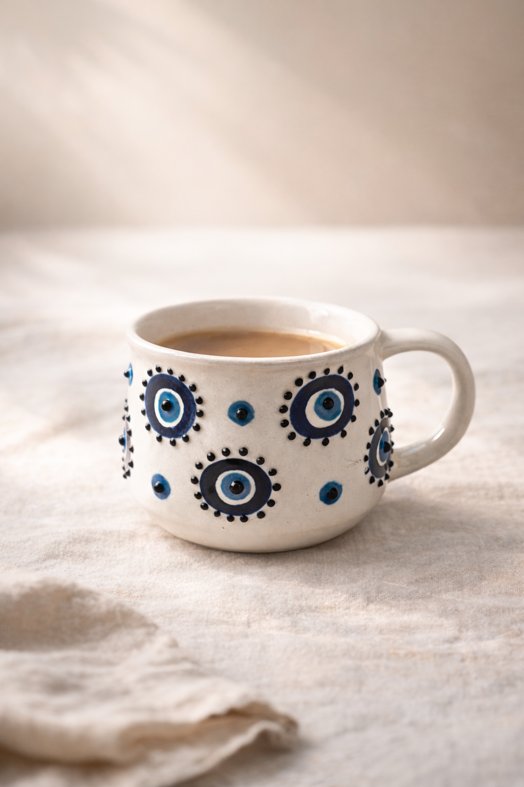 Nazar Bloom Handmade Turkish Coffee Cup